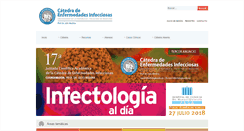 Desktop Screenshot of infectologia.edu.uy
